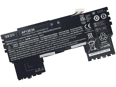 Compatible laptop battery acer  for 1ICP3/65/114 