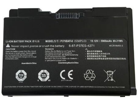 Compatible laptop battery CLEVO  for P751ZM 