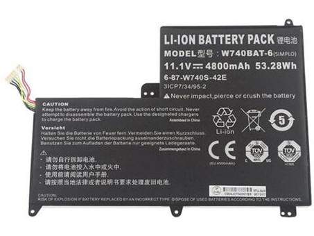 Compatible laptop battery CLEVO  for W740BAT-6 