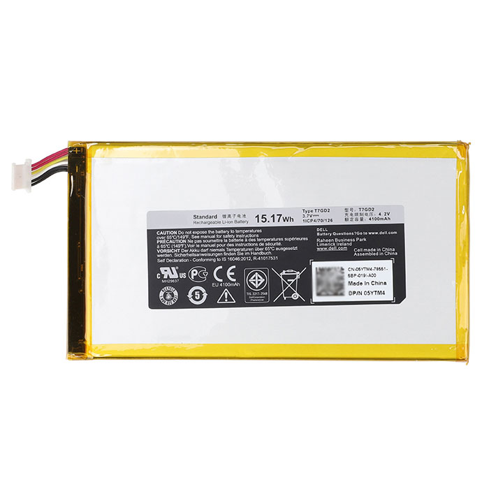 Compatible laptop battery DELL  for enue-8-T02D-3830 
