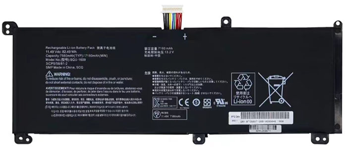Compatible laptop battery THUNDEROBOT  for SQU-1713 