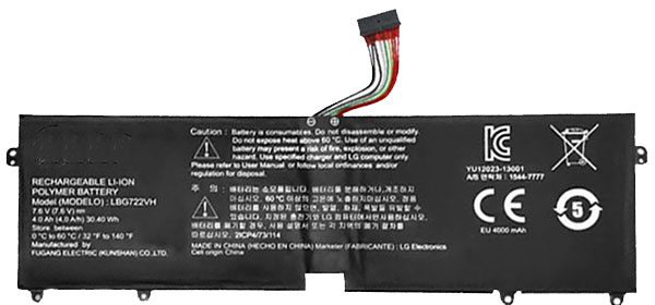 Compatible laptop battery LG  for Gram-13ZD940-G.AX38K 