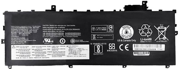 Compatible laptop battery Lenovo  for ThinkPad-X1-Carbon-201820KGA0BRCD 