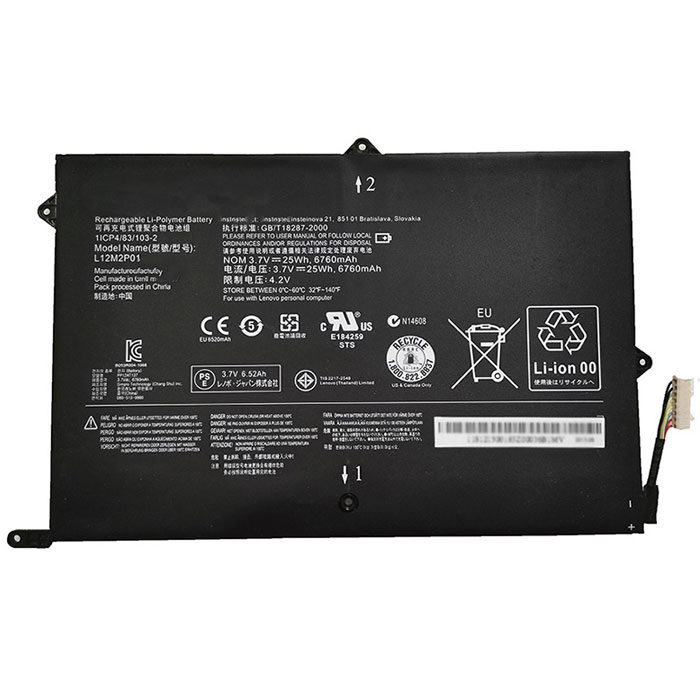 Compatible laptop battery lenovo  for L12M2P01 