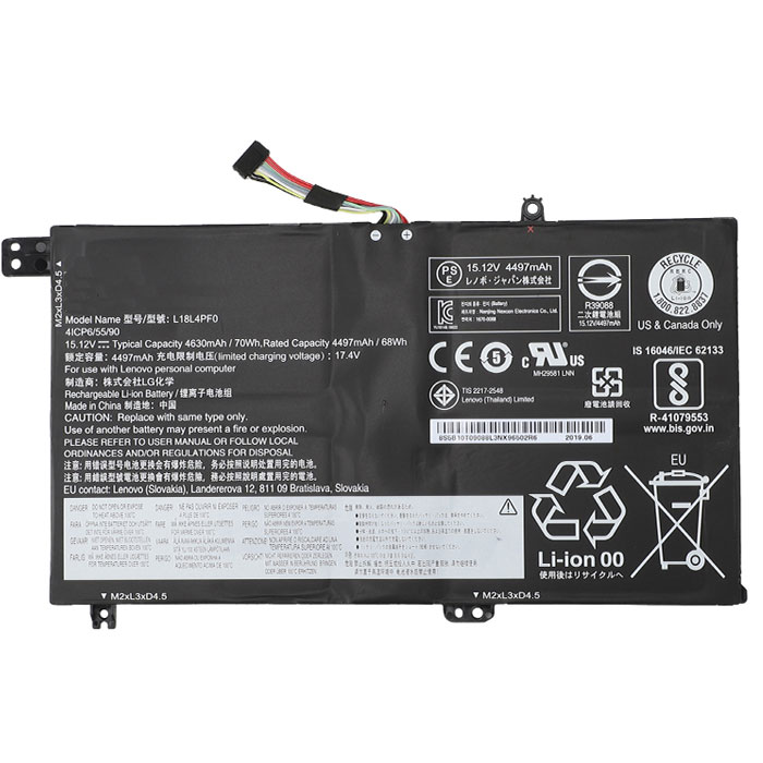Compatible laptop battery lenovo  for L18L4PF0 