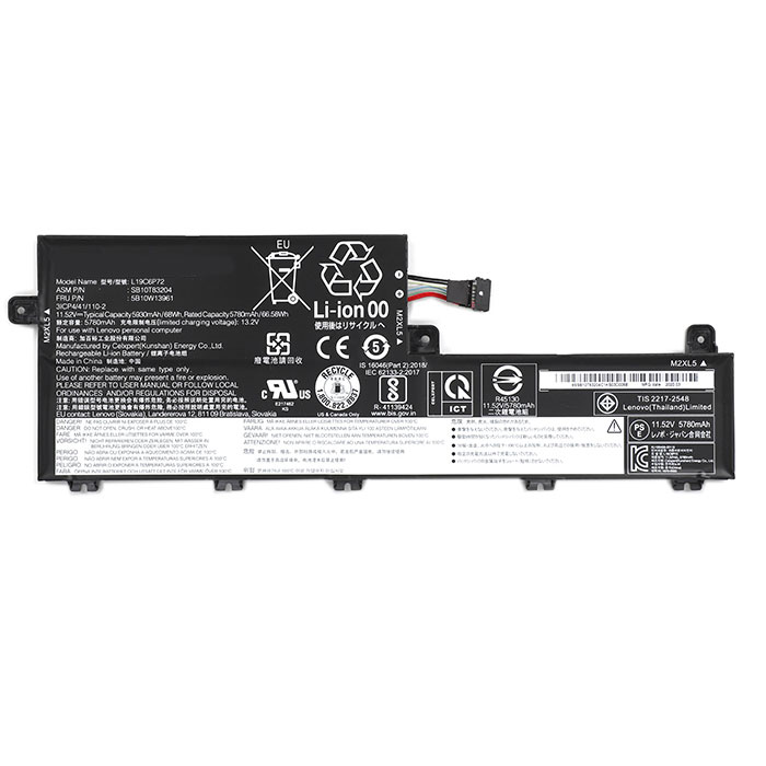 Compatible laptop battery lenovo  for SB10T83204 