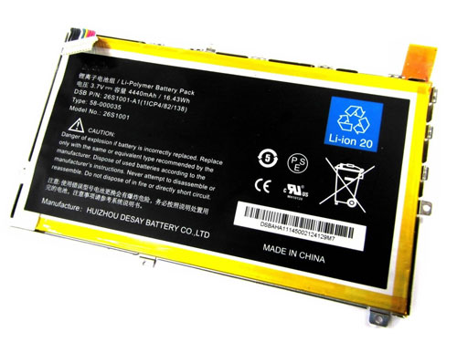 Compatible laptop battery AMAZON  for S2012-001-D 