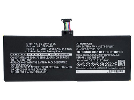 Compatible laptop battery ASUS  for C21-TF600TD 