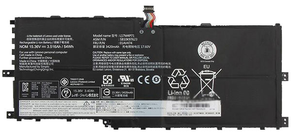 Compatible laptop battery Lenovo  for L17M4P73 
