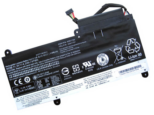 Compatible laptop battery lenovo  for 45N1753 