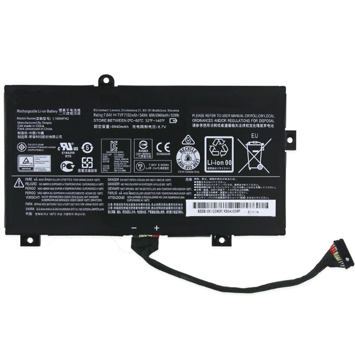 Compatible laptop battery lenovo  for L16M4PA2 