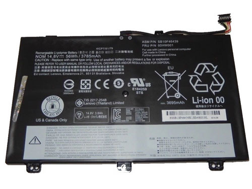 Compatible laptop battery LENOVO  for 00HW001 